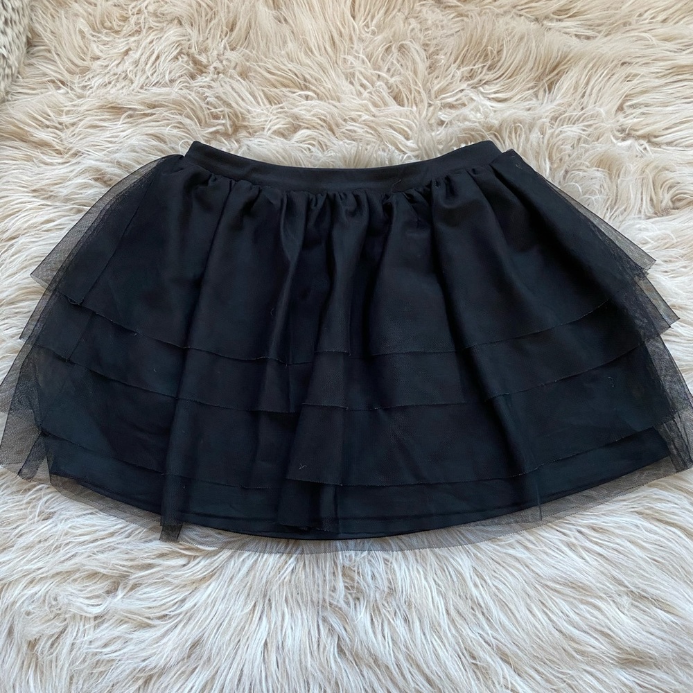 Circo Girls mesh skirt Black 10/12